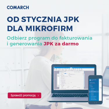Comarch ERP Optima Pakiet START Mikrofirma za darmo