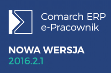 Comarch ERP e-Pracownik w wersji 2016.2.1