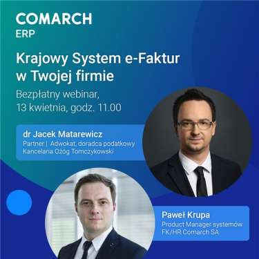 Webinar -Krajowy System e-Faktur w Twojej firmie