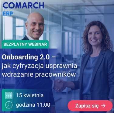 Webinar - Onboarding 2.0 – jak cyfryzacja usprawnia wdrażanie pracowników