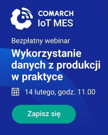 Webinar - Wykorzystanie danych z produkcji w praktyce