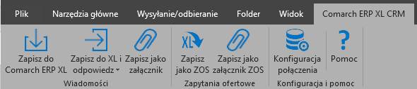Outlook Comarch ERP XL - Kalendarz